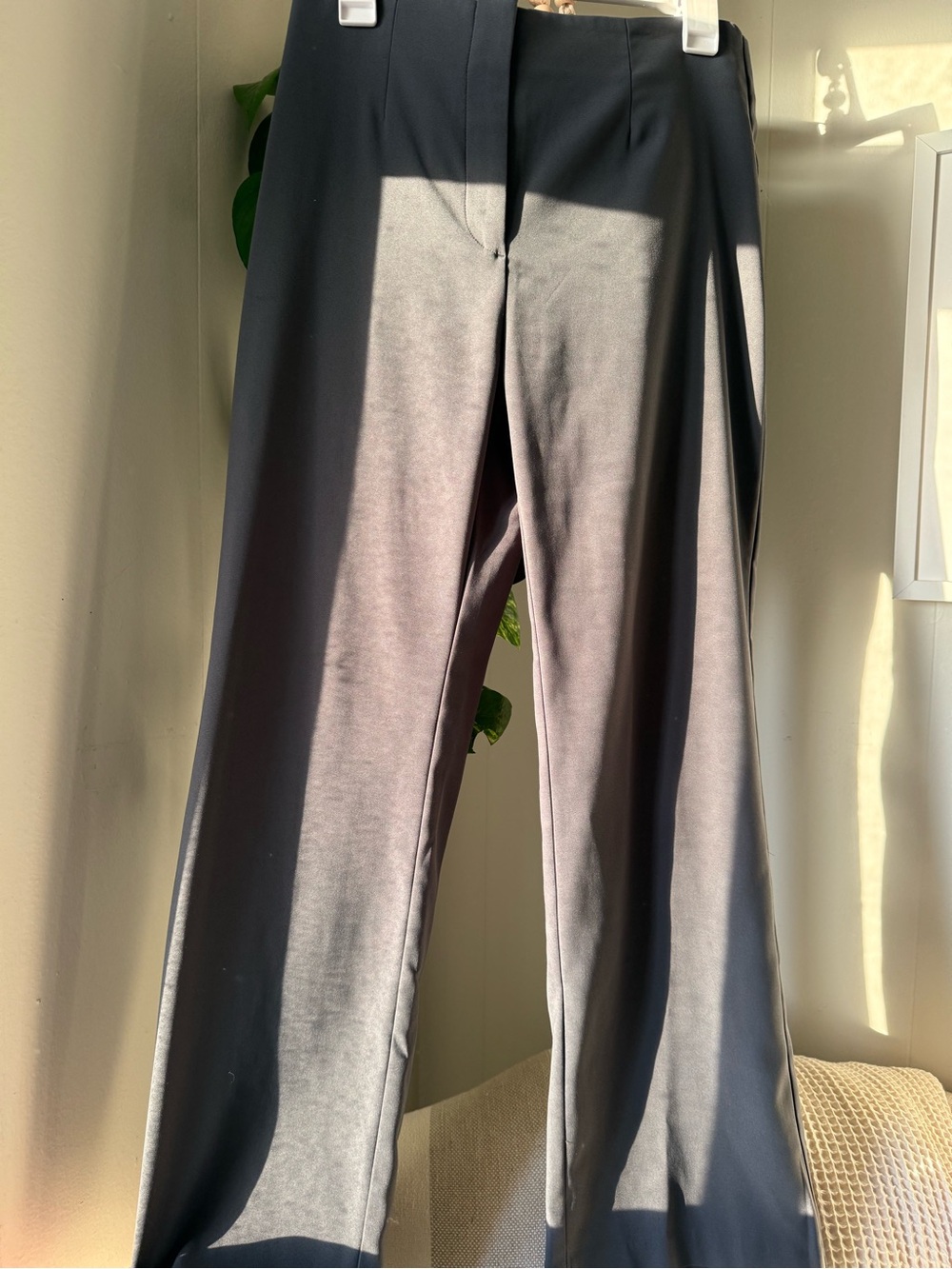 Abercrombie & Fitch Black Wide-Leg Women's Trousers